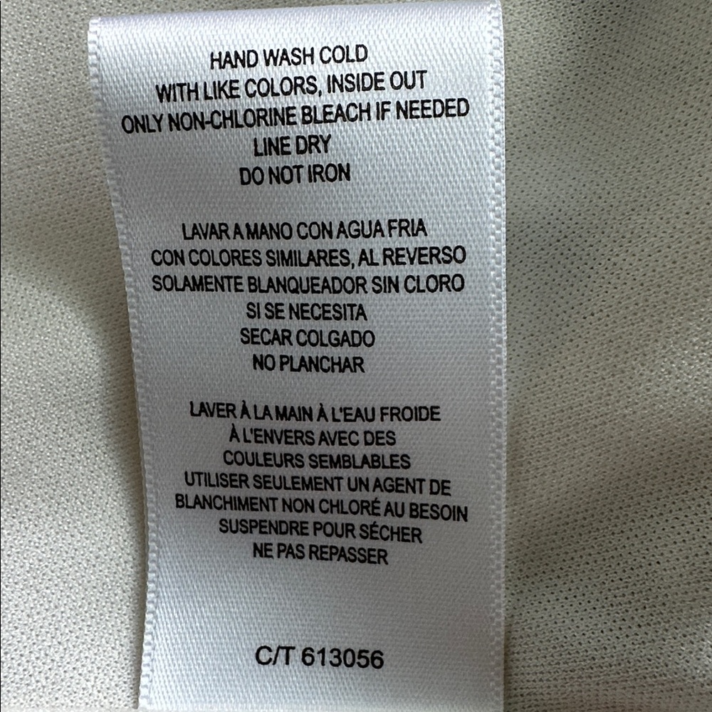 NWT Taylor Cream Mini Dress with Orange Blossom Print Size 10 - Picture 13 of 14